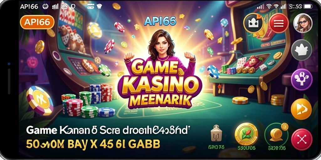 Tampilan gameplay seru dari API66 di dalam kasino.