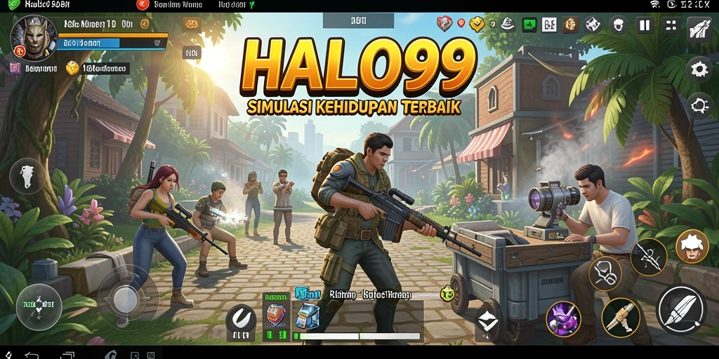 Tangkapan layar dari gameplay HALO99 yang seru dan interaktif.