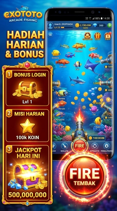 Tampilan antarmuka pengguna dari aplikasi exototo.
